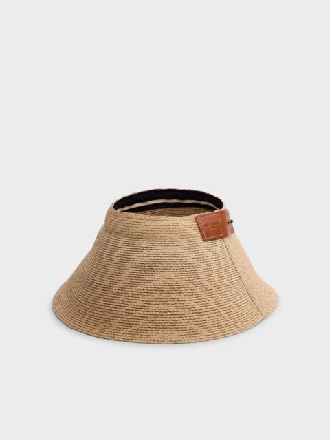 rag & bone Meredith Rollable Raffia Visor