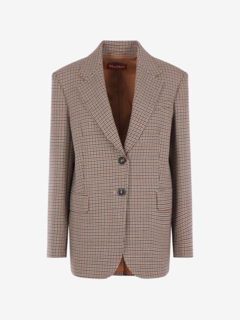 Max Mara houndstooth-pattern single-breasted jacket