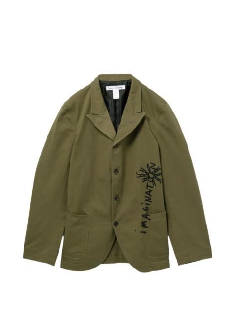 Comme des Garçons SHIRT single-breasted blazer