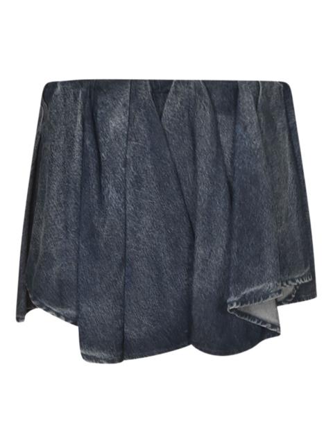 Diesel De-Ria-Fsg denim mini skirt
