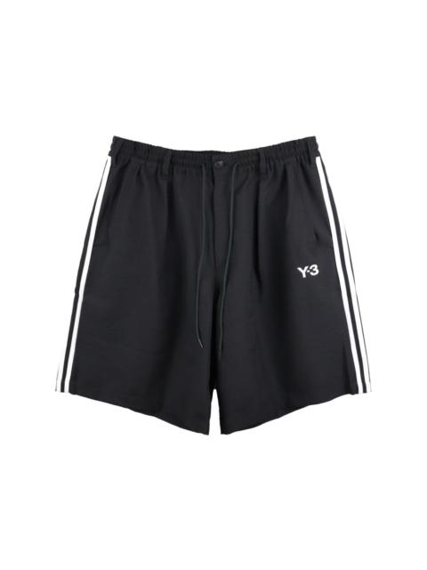 Y-3 logo-print track shorts