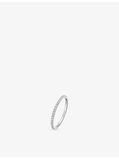 MESSIKA Gatsby Small Wedding 18ct Gold And 0.26ct Diamond Ring