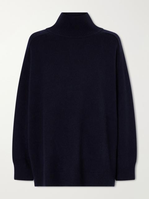 Allude Cashmere turtleneck sweater Navy