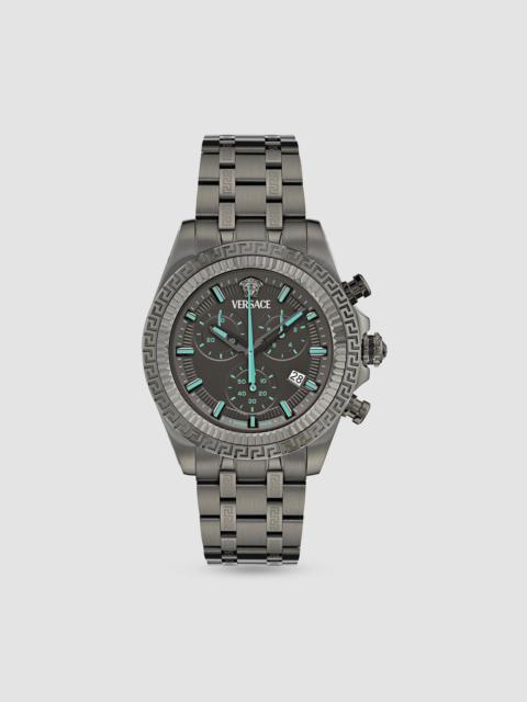 VERSACE Men's Fornax Gunmetal-Tone IP Stainless Steel Bracelet Watch/43MM - Gunmetal