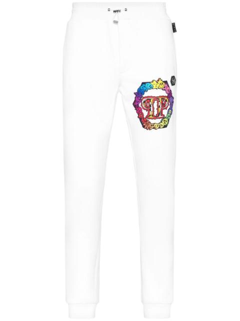 PHILIPP PLEIN logo-print track pants