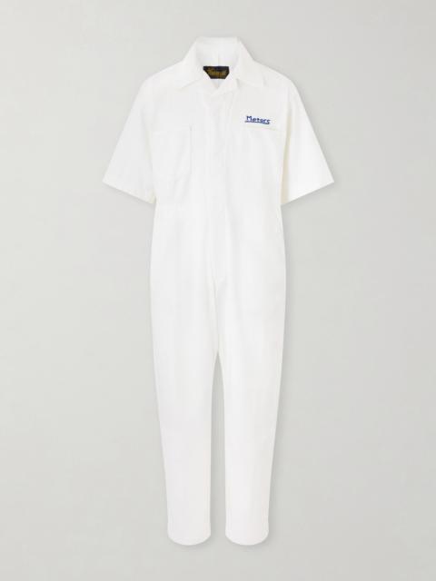 visvim Embroidered Denim Jumpsuit