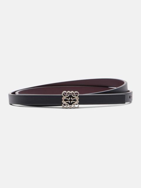 Loewe Anagram leather belt
