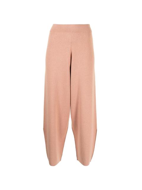 tapered cropped trousers