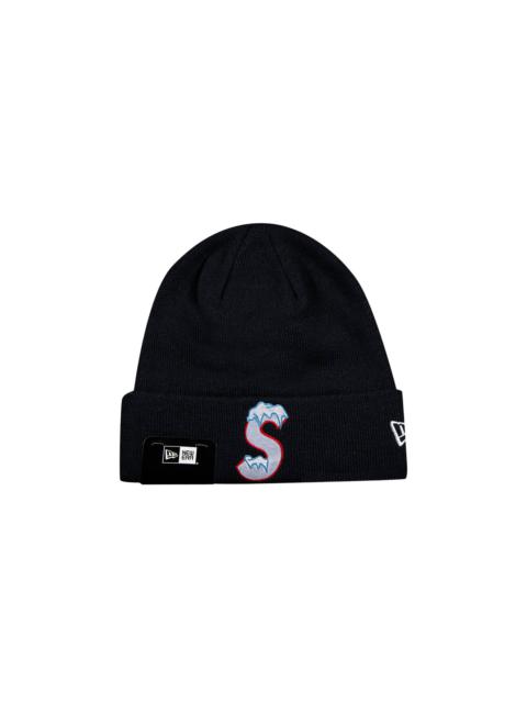 Supreme x New Era S Logo Beanie 'Navy'