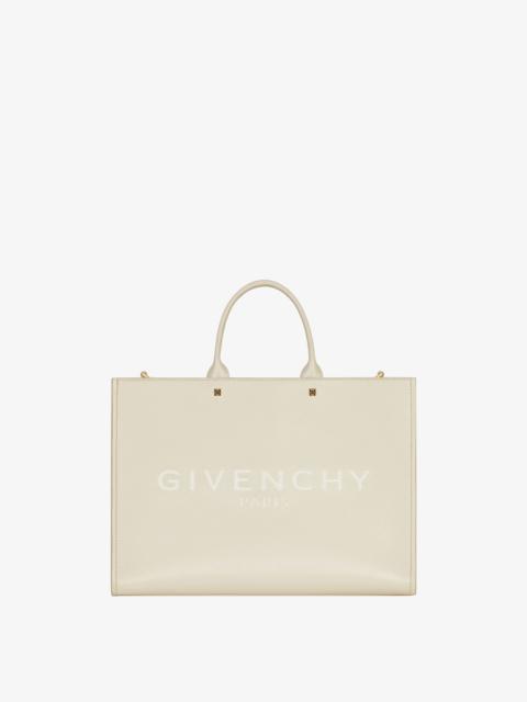 Givenchy MEDIUM G-TOTE SHOPPING BAG IN LEATHER