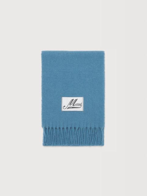 Marni BRIGHT BLUE ALPACA SCARF