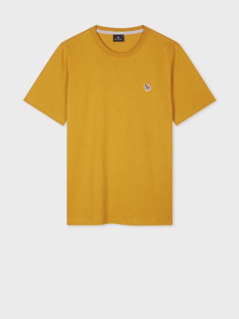 Paul Smith Yellow Ochre Organic Cotton Zebra Logo T-Shirt