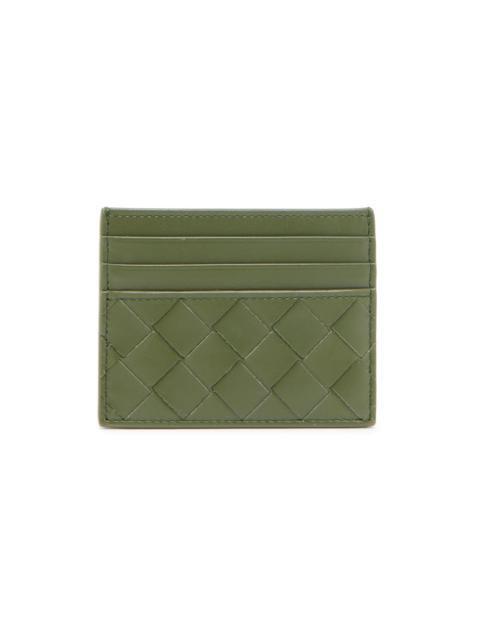 Bottega Veneta Men's ​Intrecciato Leather Card Case - Green Green