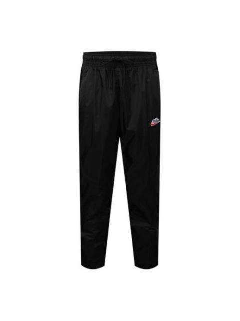 Nike Sportswear Windrunner elastic Drawstring Sports Long Pants 'Black' CQ8917-010