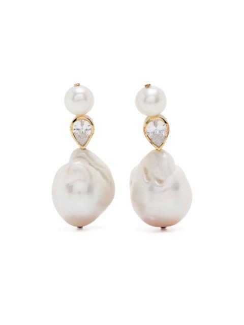 Completedworks Pulp pearl drop earrings