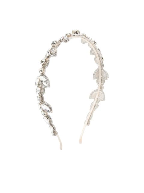 Jennifer Behr crystal-embellishment hair band