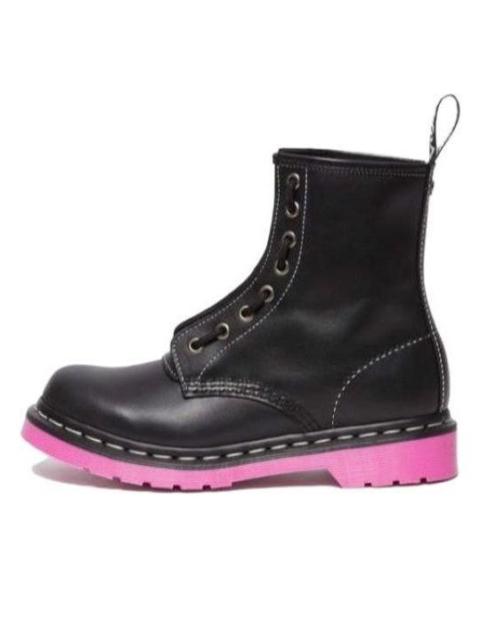 Dr. Martens (WMNS) Dr. Martens 1460 Wanama Leather Jungle Zip Boots 'Black Pink 30925001