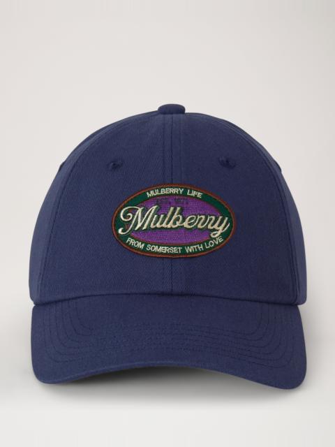 Mulberry Mulberry Patch Baseball Cap Night Sky Cotton
