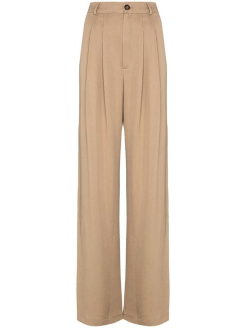 Reformation Mason high-waist wide-leg trousers