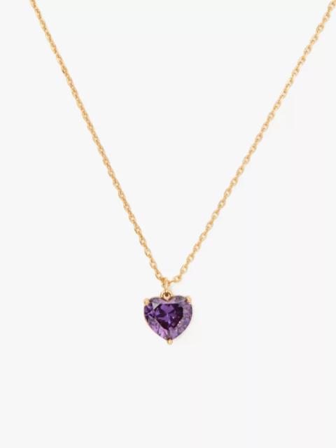 kate spade My Love February Heart Pendant