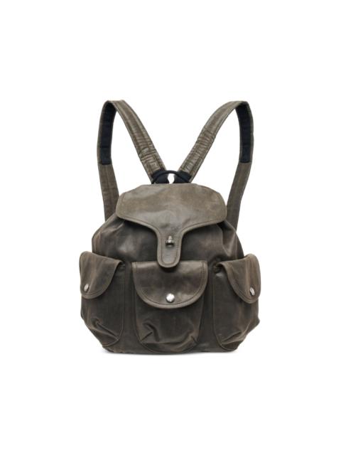flap-pocket backpack