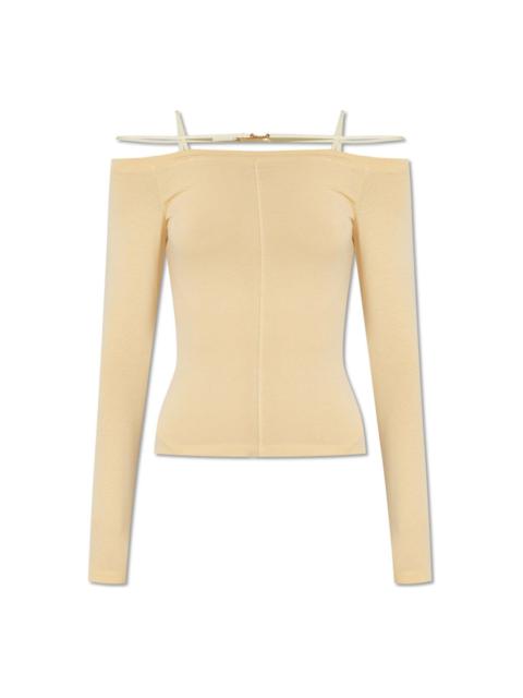 JACQUEMUS Sierra Long Sleeved Lingerie T-shirt