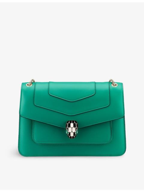 BVLGARI Serpenti Forever leather cross-body bag