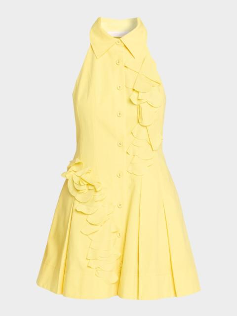 RAMY BROOK Donna Floral Mini Shirtdress
