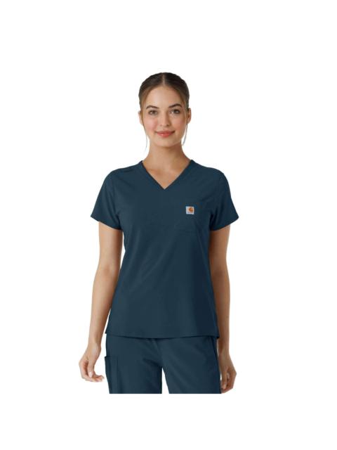 Carhartt Women's Force Cross-Flex Tuck-In Scrub Top