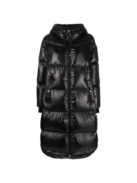 hooded puffer coat