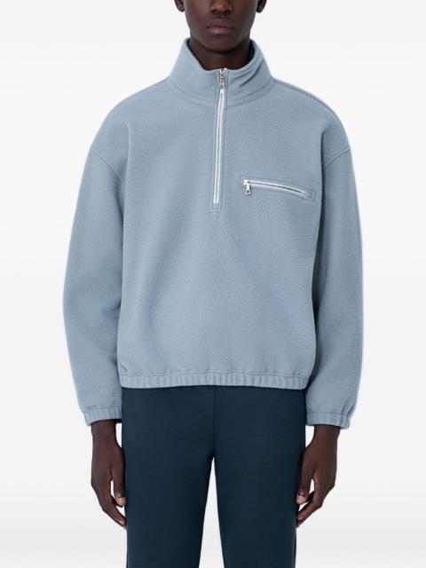 RIER high-neck zip sweatshirt