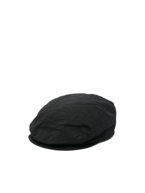Forme D'Expression contrast-stitching cap