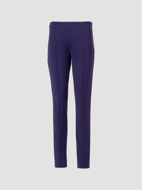 AKRIS Women's 61Melissa Stretch Cotton-Blend Slim-Leg Pants - Dark Purple