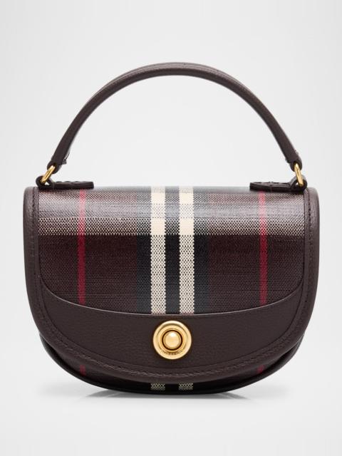 Burberry Highlands Mini Check Crossbody Bag