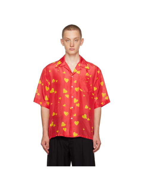 Red 'Bunch Of Hearts' Shirt
