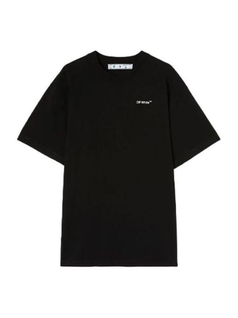 Off-White Off-White SS22 Arrow Short Sleeve Loose Fit Black OMAA038C99JER0051001