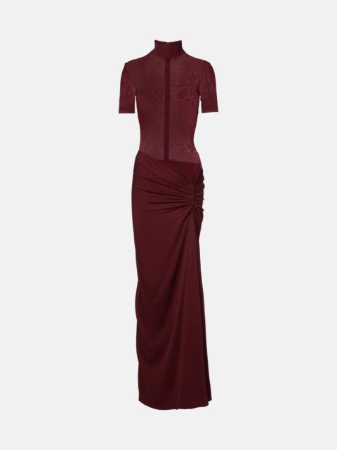 CHRISTOPHER ESBER Gathered ribbed-knit gown