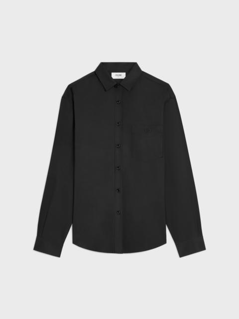 CELINE relaxed shirt IN silk twill