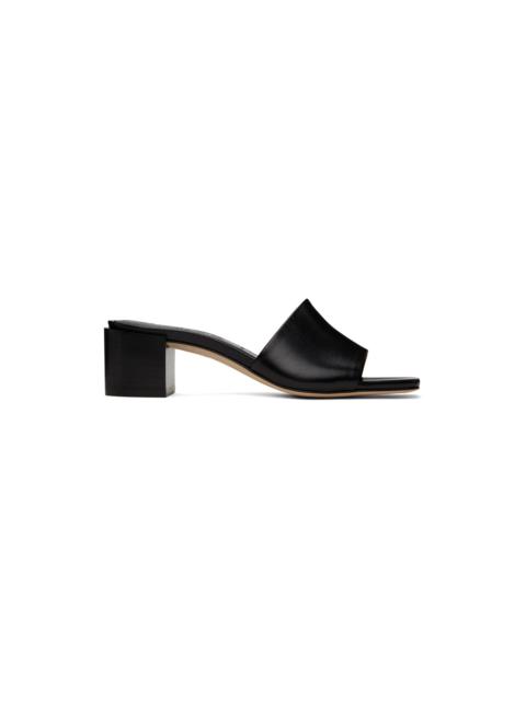 Aeyde Black Lissy Heeled Sandals