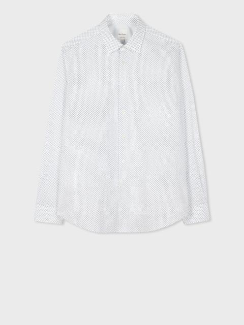 Paul Smith Tailored-Fit White Ditsy Floral Cotton Shirt