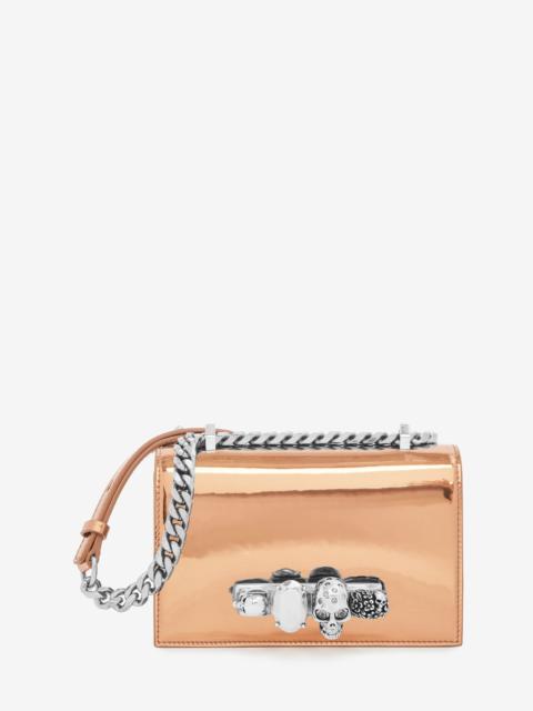 Alexander McQueen Women's Mini Jewelled Satchel in Copper