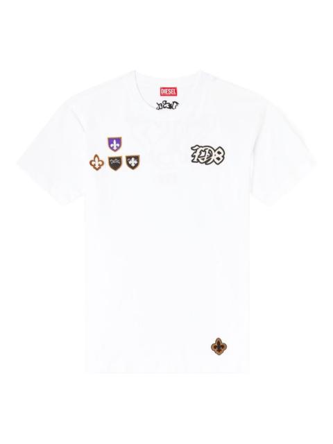 Diesel T-Norm-Cp appliqué T-Shirt