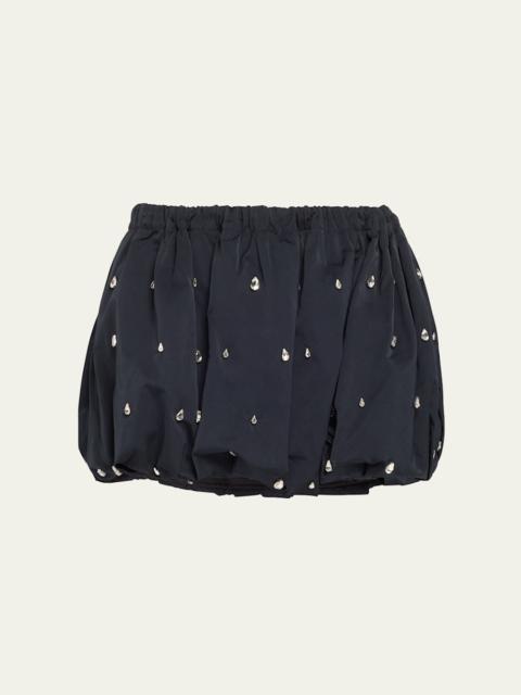 A.L.C. Holly Embellished Bubble Mini Skirt