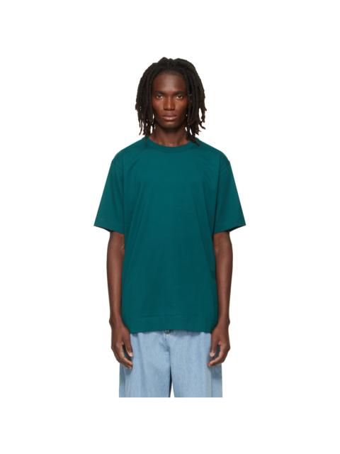 Dries Van Noten Green Regular Fit Cotton T-shirt