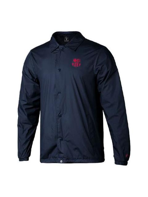 Nike 나이키 FCB 남자의 NK SB 스케이트보드 SHLD JKT 재킷 COACH CRE AT4467-451