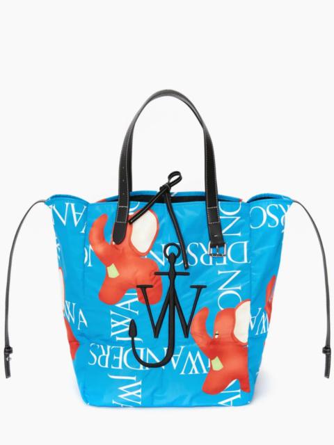 JW Anderson BELT TOTE - CABAS BAG WITH ELEPHANT MOTIF