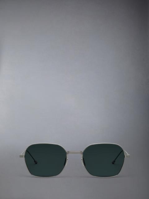 Thom Browne TITANIUM RECTANGULAR SUNGLASSES