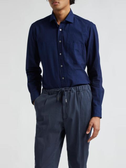 THOM SWEENEY Linen Button-Up Shirt