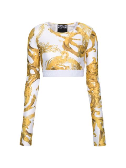 Watercolour Couture crop top