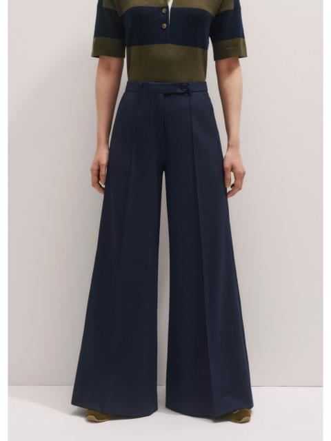 ME+EM Wool-Blend Exaggerated Flare Pant